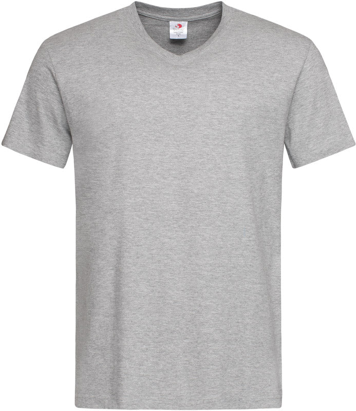 Stedman | Classic V-Neck Men grey heather