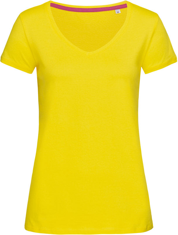 Stedman | V-Neck T "Megan" daisy yellow - S