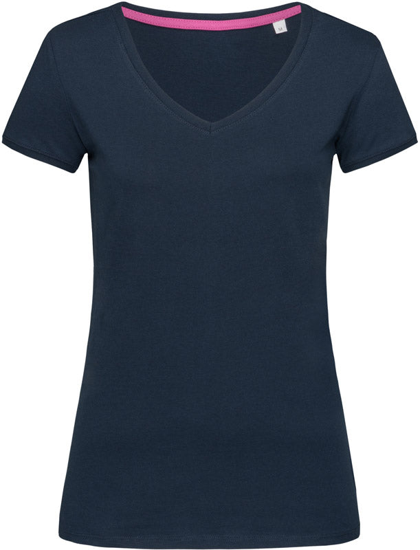 Stedman | V-Neck T "Megan" marina blue - S