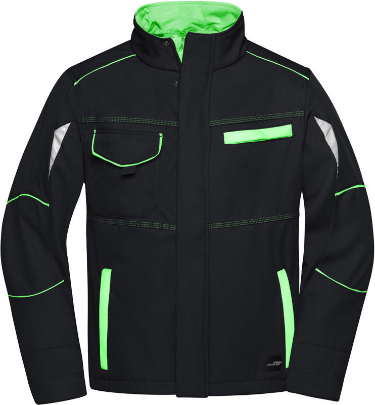 James & Nicholson | JN 851 black/lime green