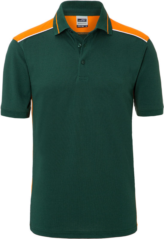 James & Nicholson | JN 858 dark green/orange
