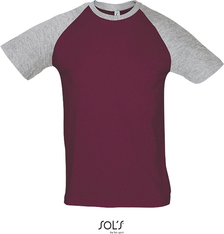 SOL'S | Funky grey melange/burgundy