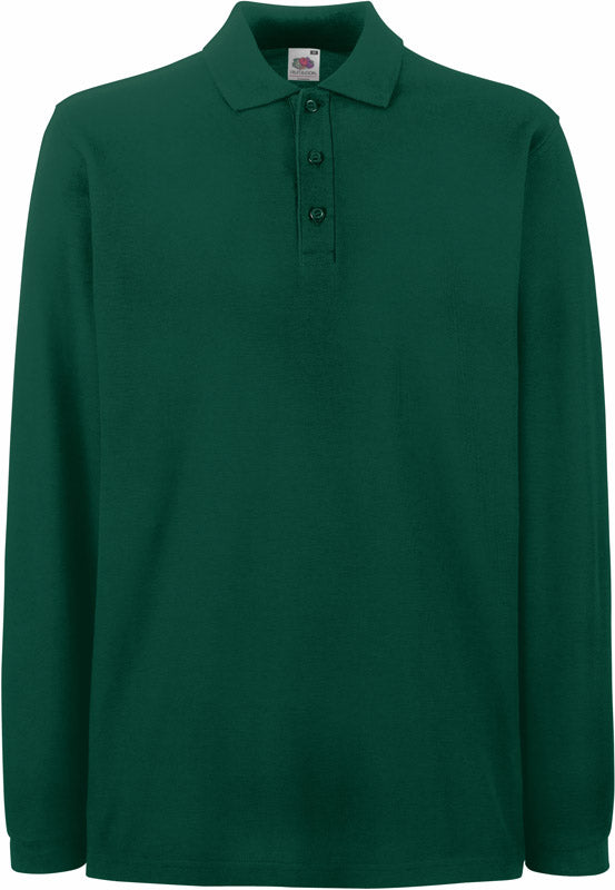 F.O.L. | Premium Polo LSL forest green
