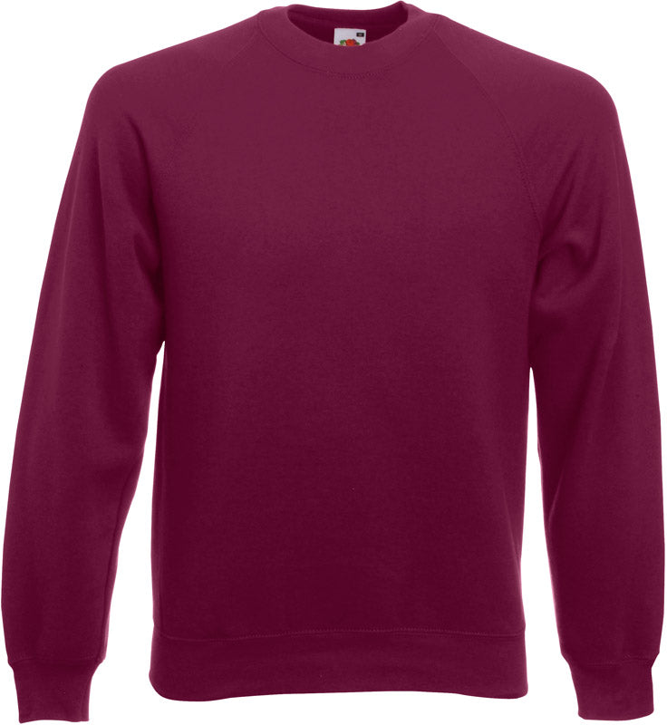 F.O.L. | Classic Raglan Sweat burgundy