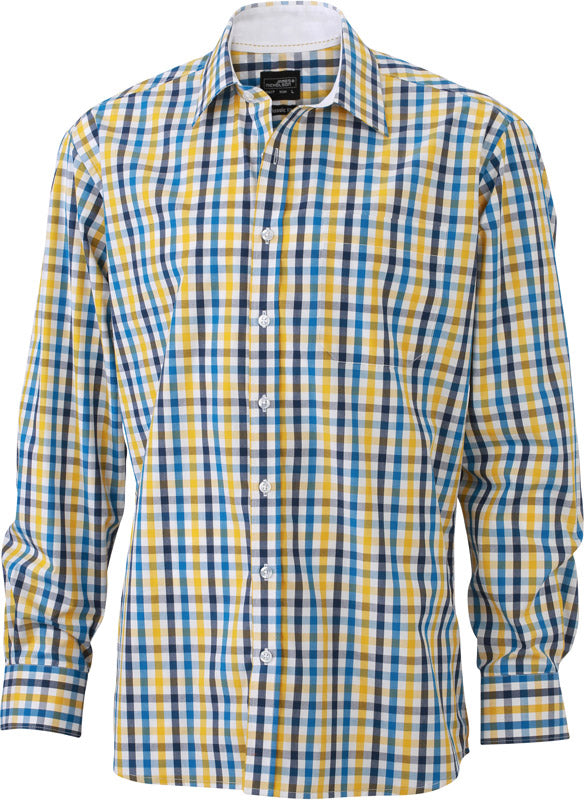 James & Nicholson | JN 617 white/blue/yellow
