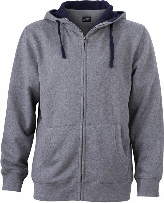 James & Nicholson | JN 963 grey melange/navy