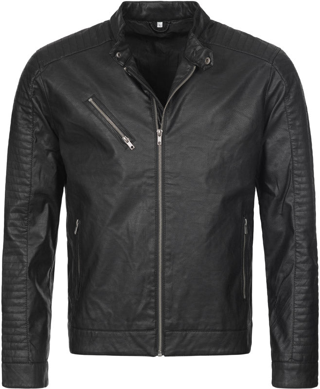 Stedman | Biker Jacket Men black opal