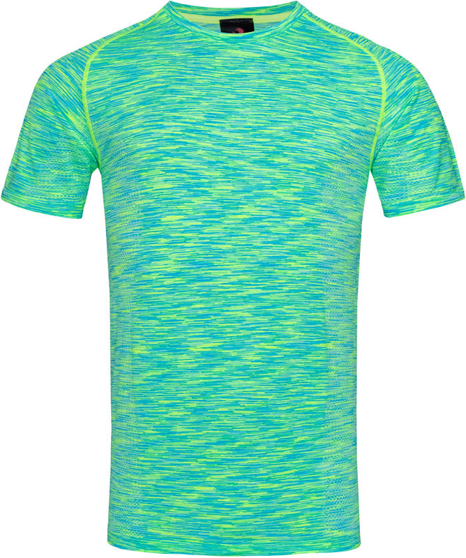 Stedman | Seamless Raglan Men kiwi melange