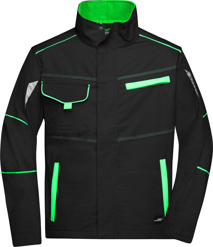 James & Nicholson | JN 849 black/lime green
