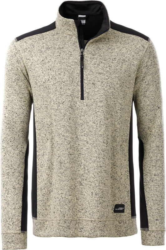 James & Nicholson | JN 864 stone melange/black