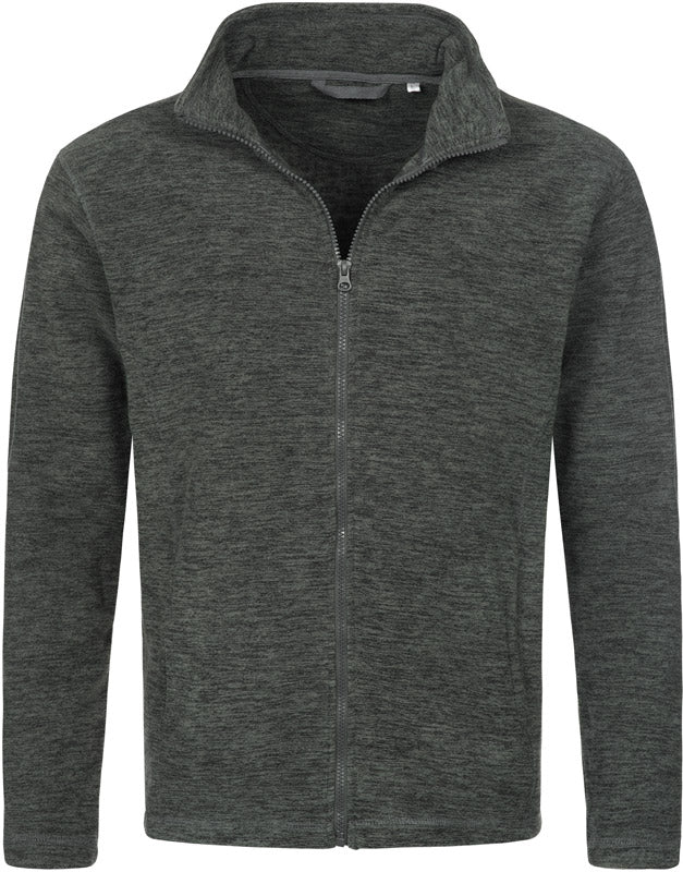 Stedman | Melange Fleece Jacket anthra melange