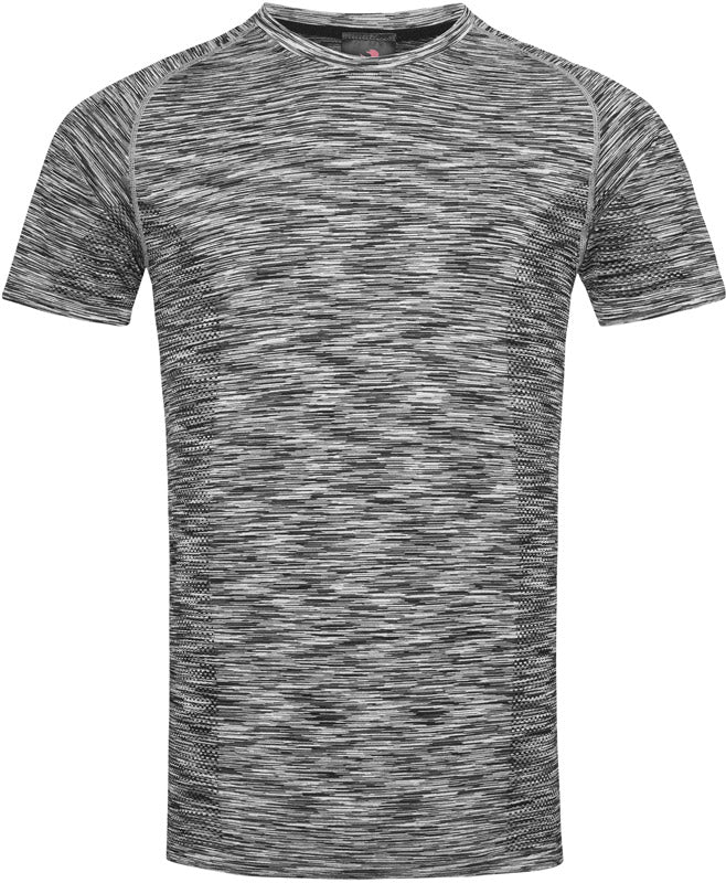 Stedman | Seamless Raglan Men black opal melange
