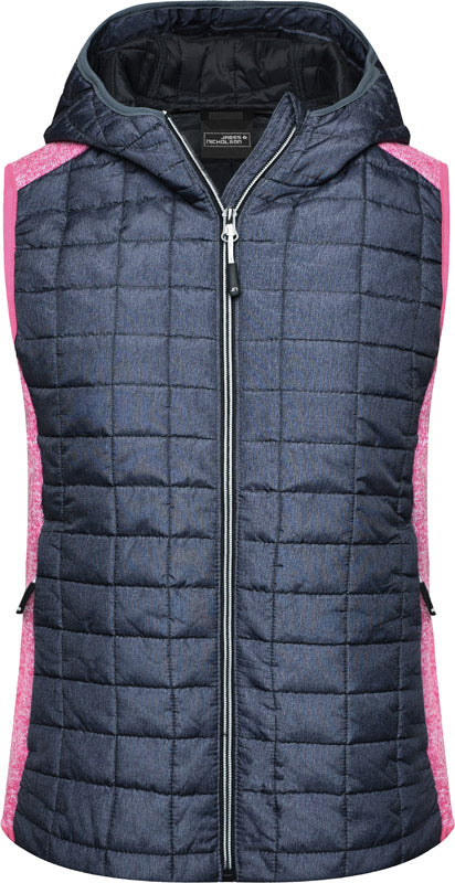 James & Nicholson | JN 767 pink melange/anthracite melange