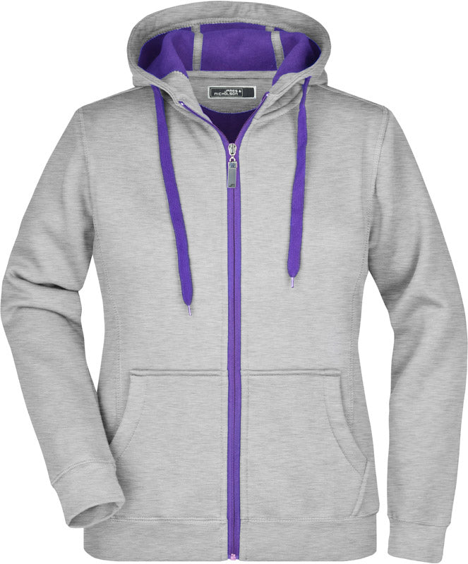James & Nicholson | JN 354 grey heather/purple