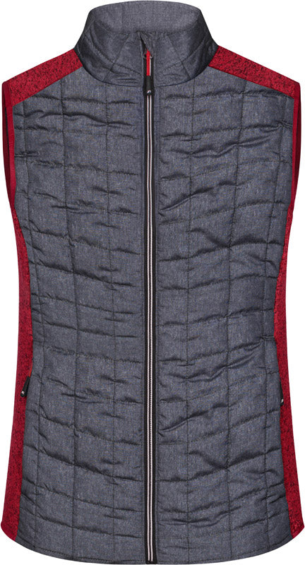 James & Nicholson | JN 739 red melange/anthracite melange