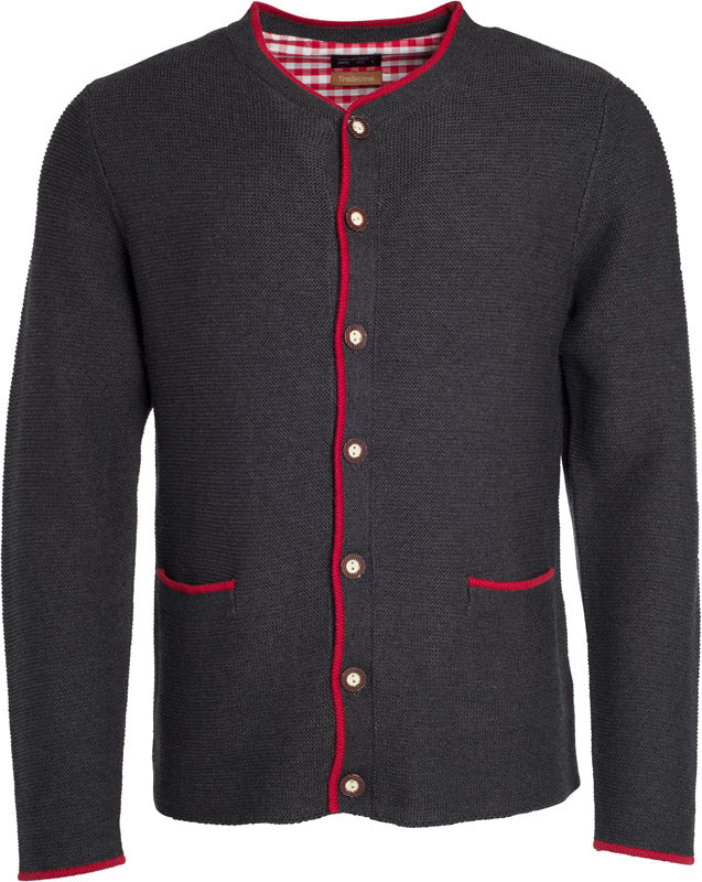 James & Nicholson | JN 640 anthracite melange/red/red