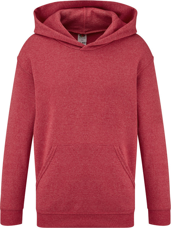 F.O.L. | Classic Kids Hooded Sweat vintage heather red