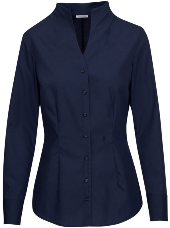 SST | Chalice Blouse Slim LSL navy