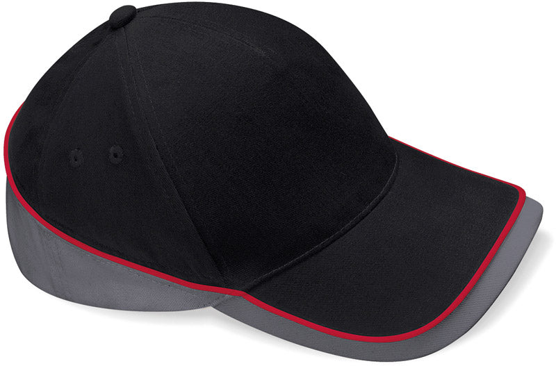 Beechfield | B171 black/graphite grey/classic red