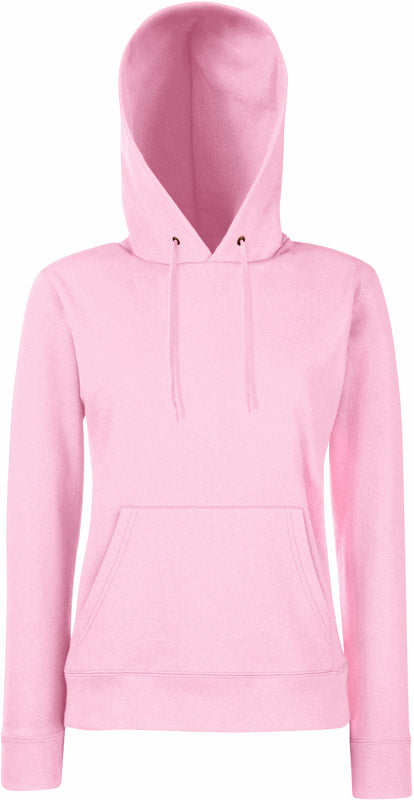 F.O.L. | Classic Lady-Fit Hooded Sweat light pink