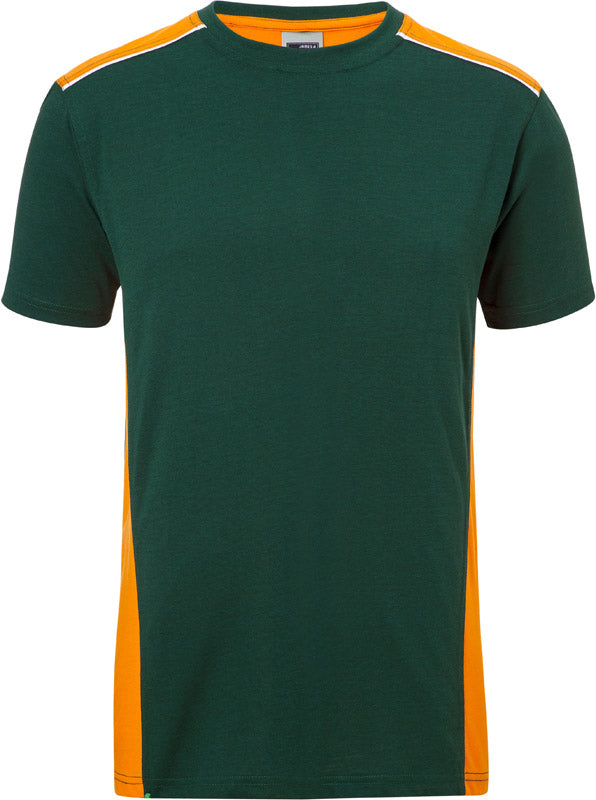 James & Nicholson | JN 860 dark green/orange
