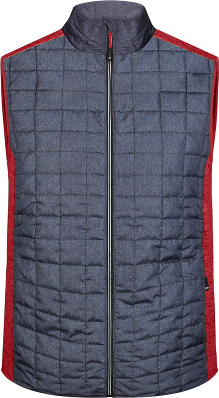 James & Nicholson | JN 740 red melange/anthracite melange