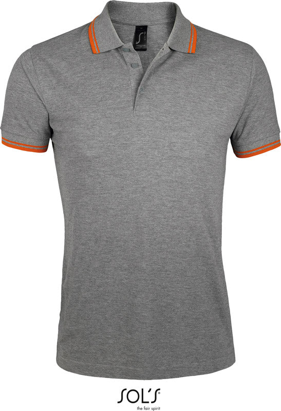 SOL'S | Pasadena Men melange grey/orange