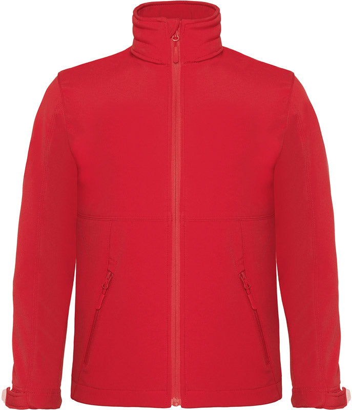 B&C | Hooded Softshell /kids red
