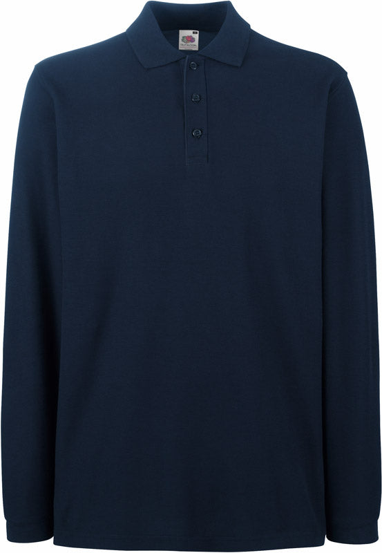 F.O.L. | Premium Polo LSL deep navy
