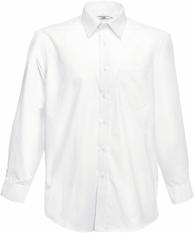 F.O.L. | Poplin Shirt LSL white