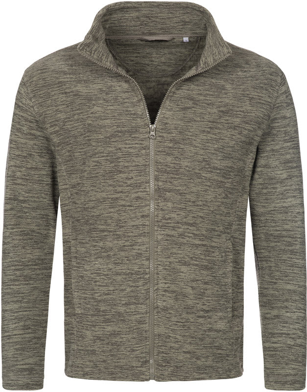 Stedman | Melange Fleece Jacket olive melange