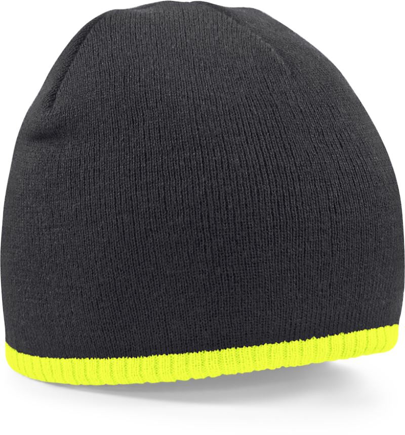Beechfield | B44C black/fluorescent yellow