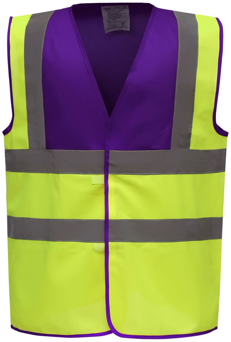 Yoko | HVW100 purple/hi vis yellow