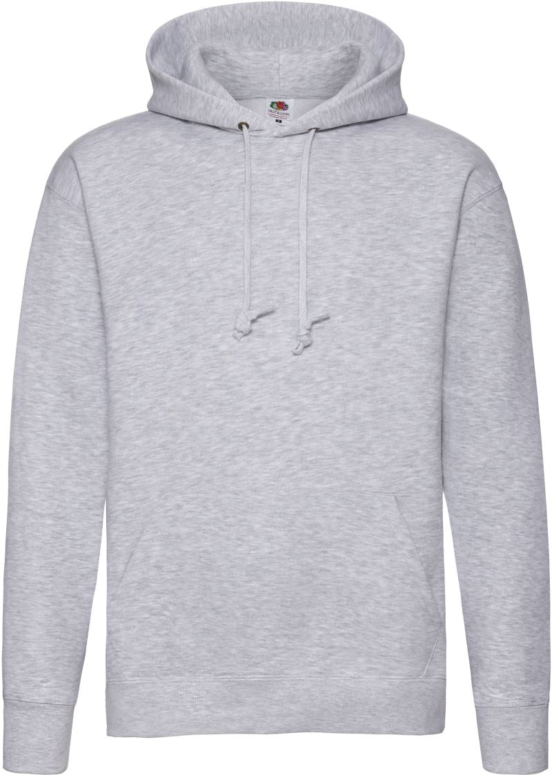 F.O.L. | Premium Hooded Sweat heather grey