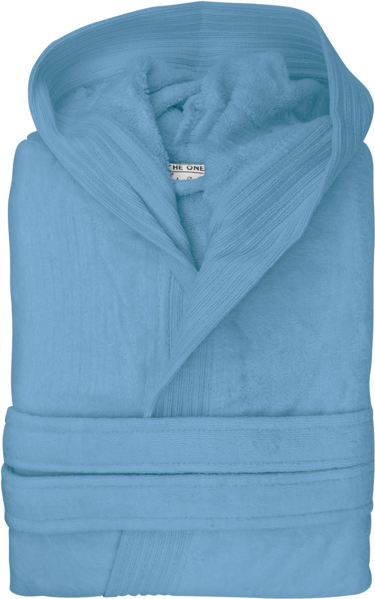 The One | Velour Bathrobe aqua