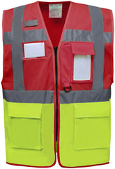 Yoko | HVW820 red/hi vis yellow