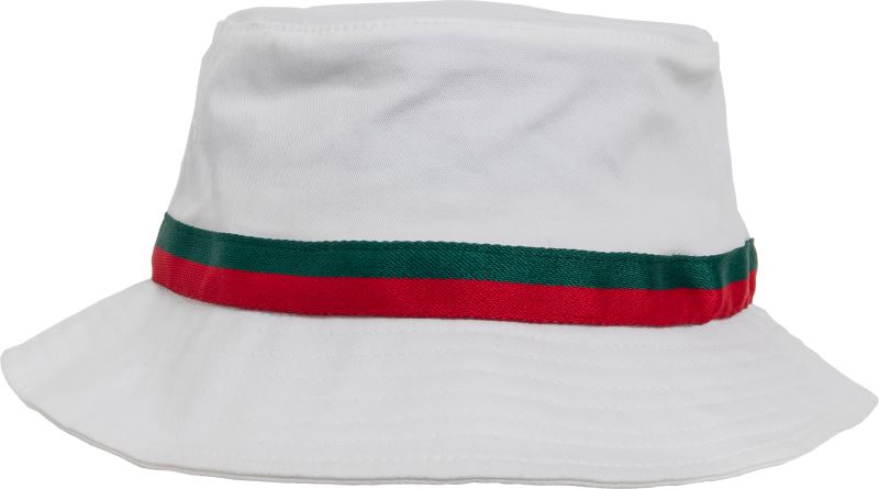 Flexfit | 5003S white/fire red/green