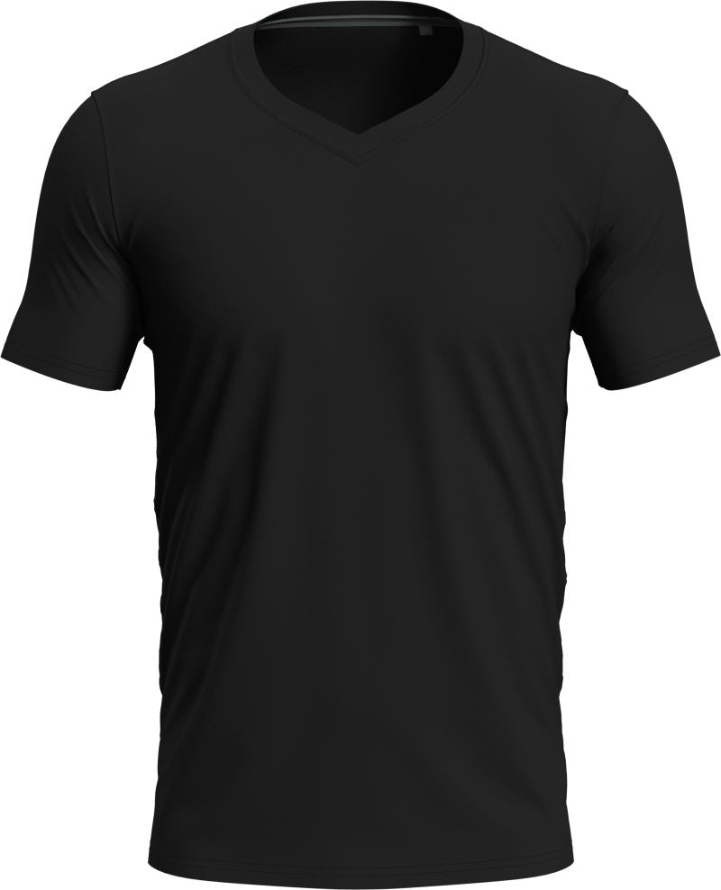 Stedman | V-Neck T "Clive" black opal