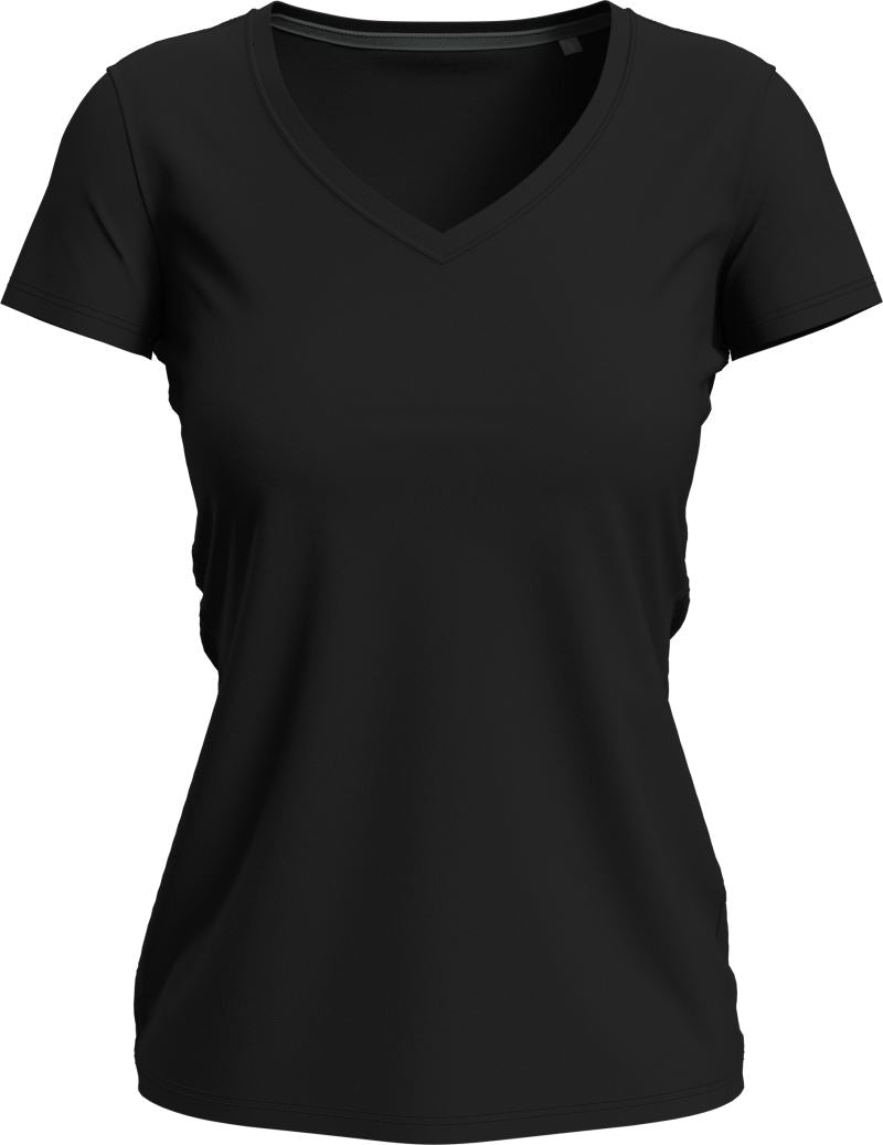 Stedman | V-Neck T "Claire" black opal