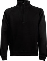 F.O.L. | Premium Zip Neck Sweat black