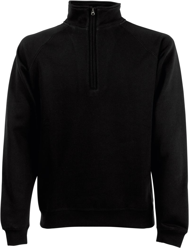 F.O.L. | Premium Zip Neck Sweat black