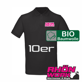 POLO DEAL "BIO B&C - Inspire " - 10er PACK (St. ab 26,90€)