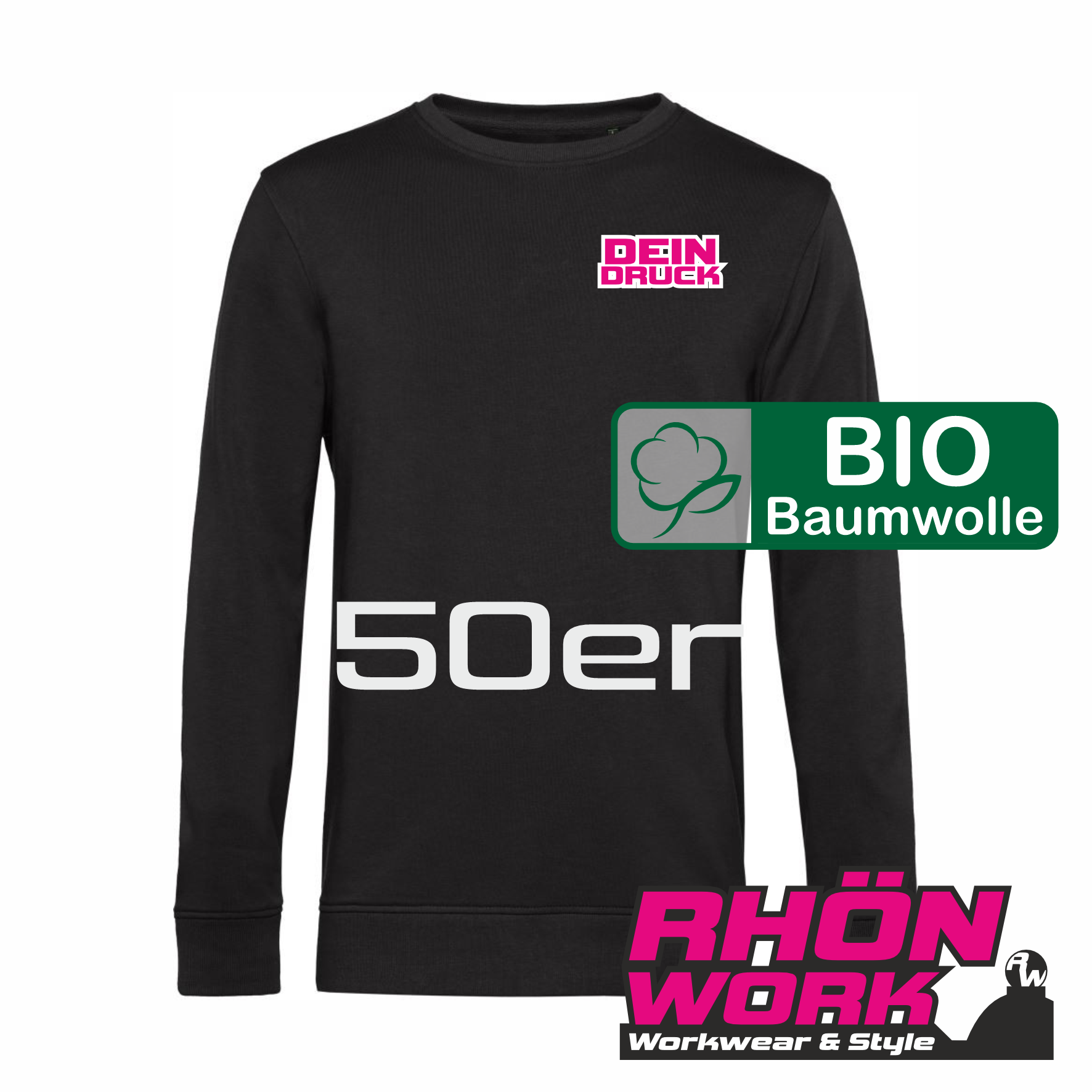 SWEATER DEAL "BIO B&C - Inspire" - 50er PACK (St. ab 34,78€)