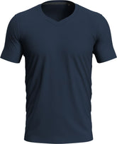 Stedman | V-Neck T "Clive" blue midnight