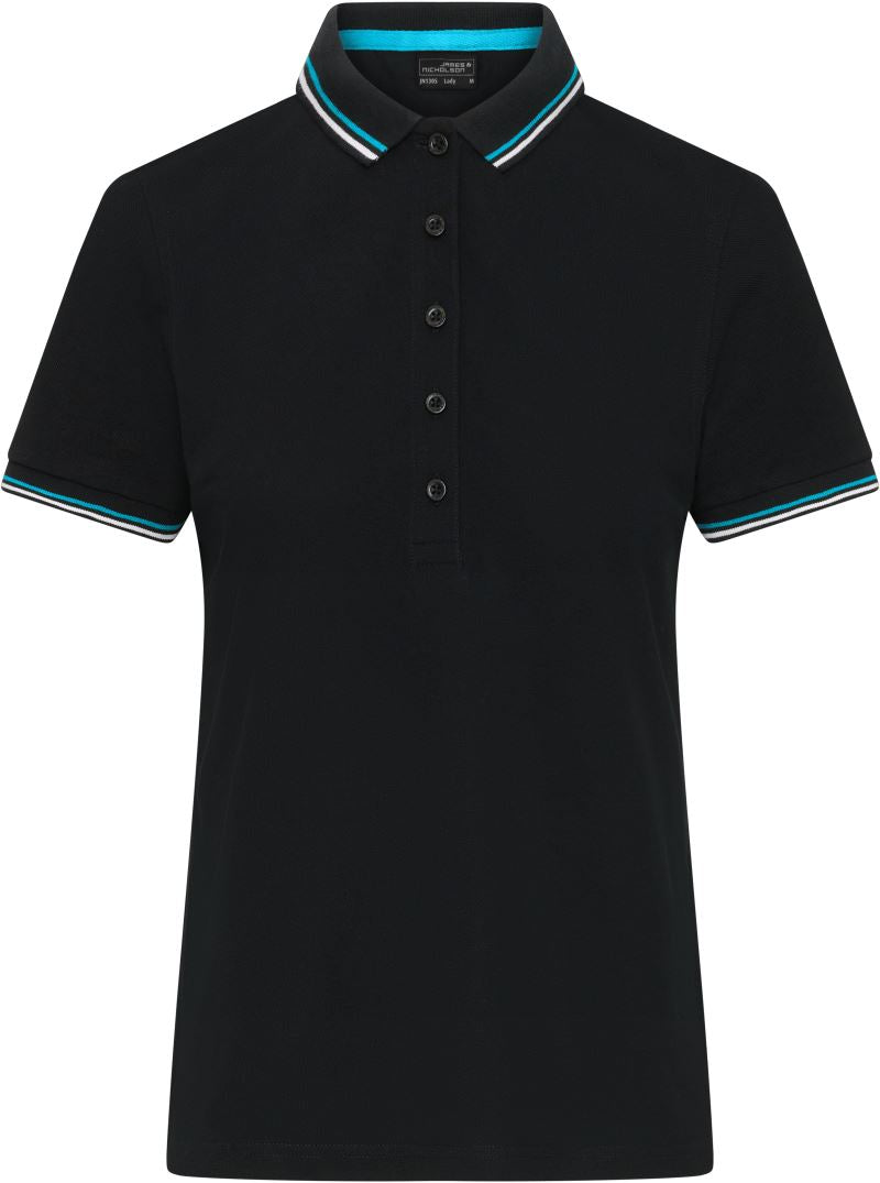 James & Nicholson | JN 1305 black/white/turquoise