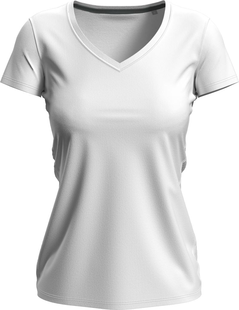 Stedman | V-Neck T "Claire" white