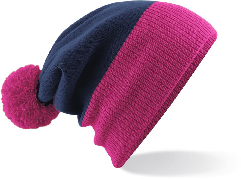 Beechfield | B451 french navy/fuchsia