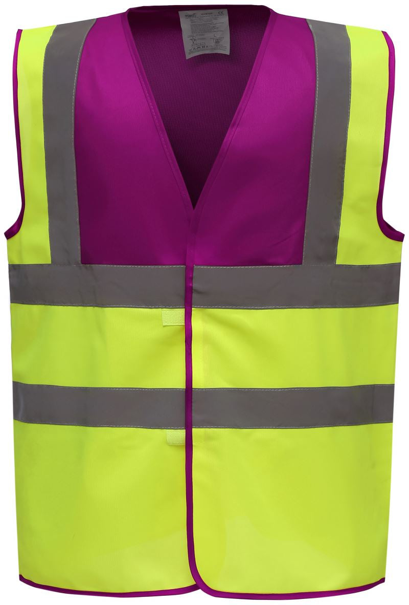 Yoko | HVW100 raspberry/hi vis yellow