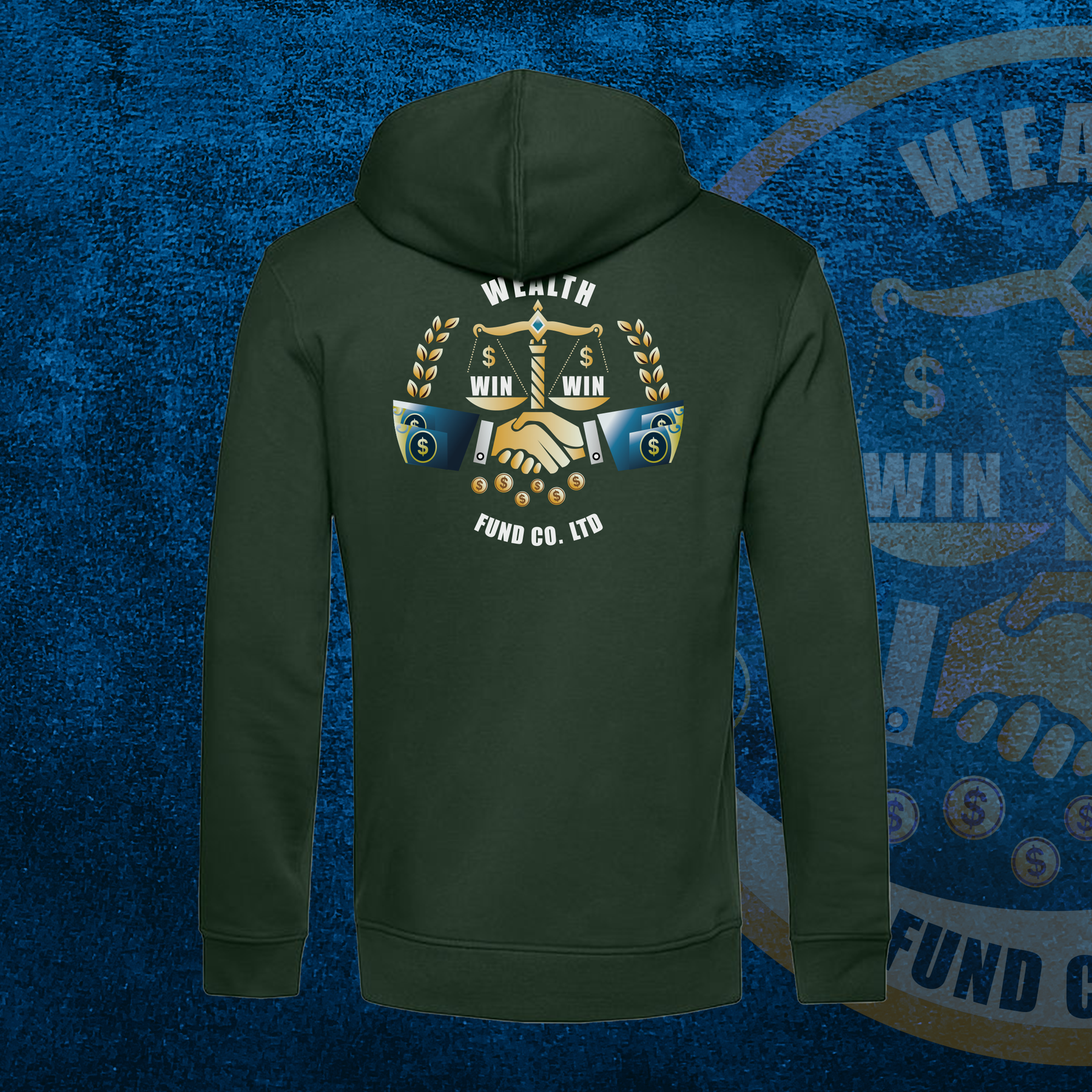 Finanzielle Freiheit (G) GROKR Bio Hoodie