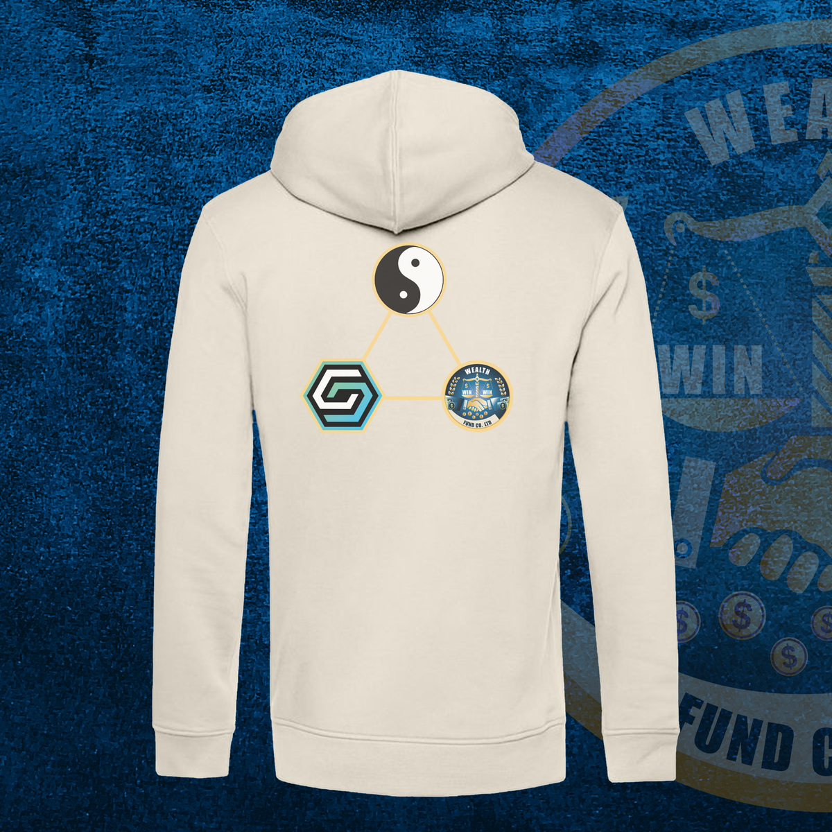 Finanzielle Freiheit (G) Yin & Yang Bio Hoodie